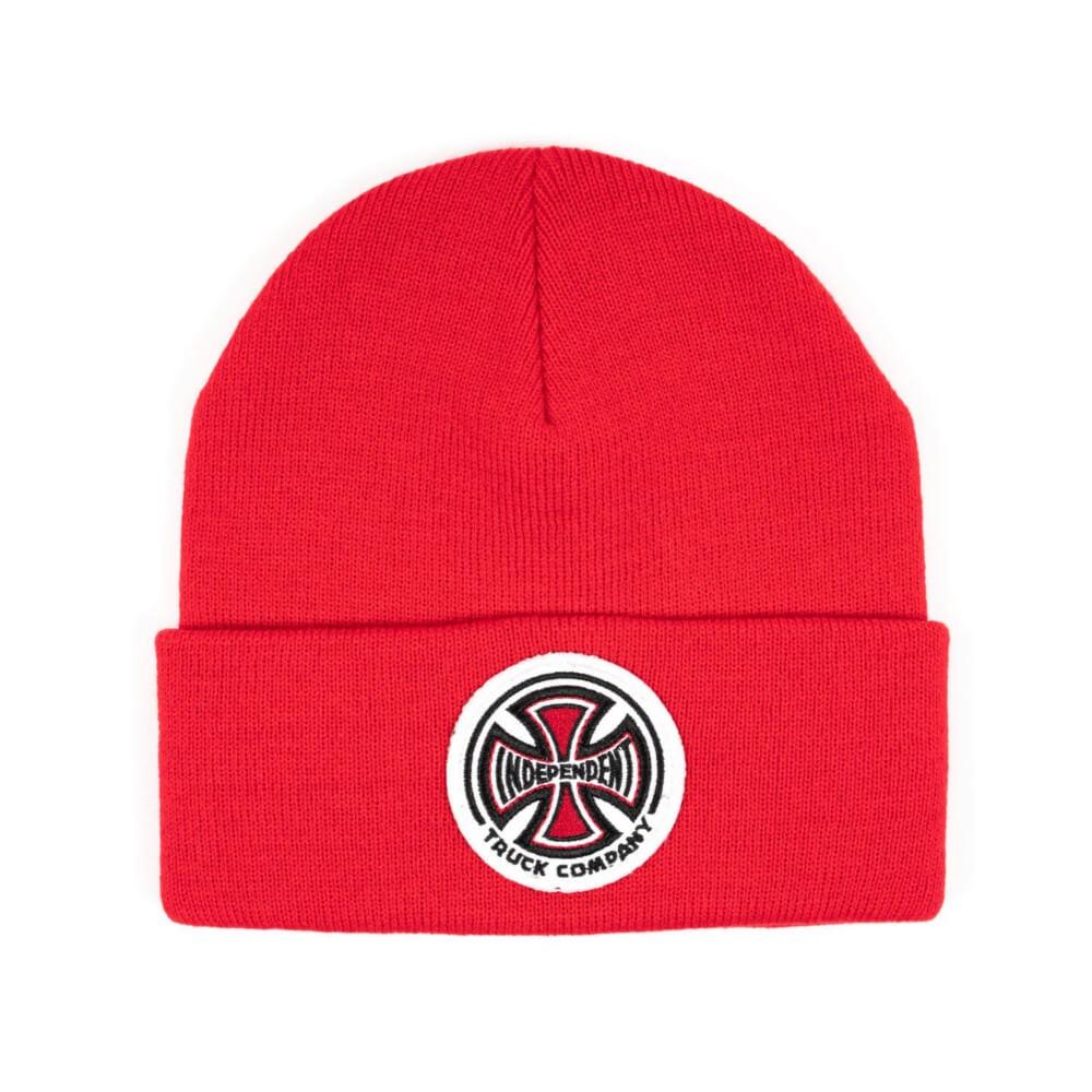 Independent T/C Patch Youth Beanie Chilli - 50-50 Skate Shop