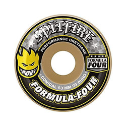 Spitfire Wheels F4 99D Conical 53mm Yellow - 50-50 Skate Shop