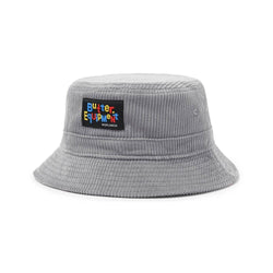 Butter Goods High Wale Cord Bucket Hat Grey - 50-50 Skate Shop