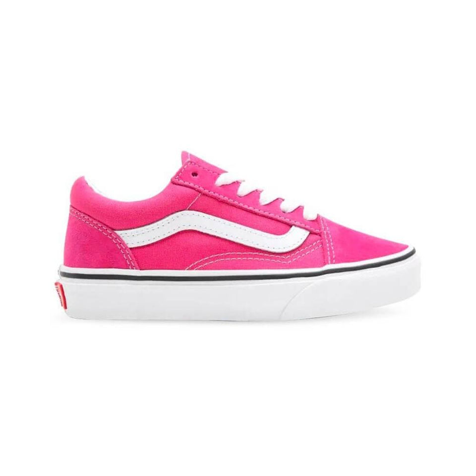 Vans Kids Old Skool Fuchsia Purple True White - 50-50 Skate Shop