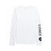 Stance Basis Long Sleeve Tee White - 50-50 Skate Shop