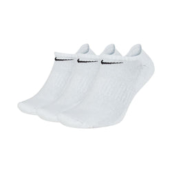 Nike SB Skate Everyday Cushioned No Show Socks White Black 3 Pack - 50-50 Skate Shop