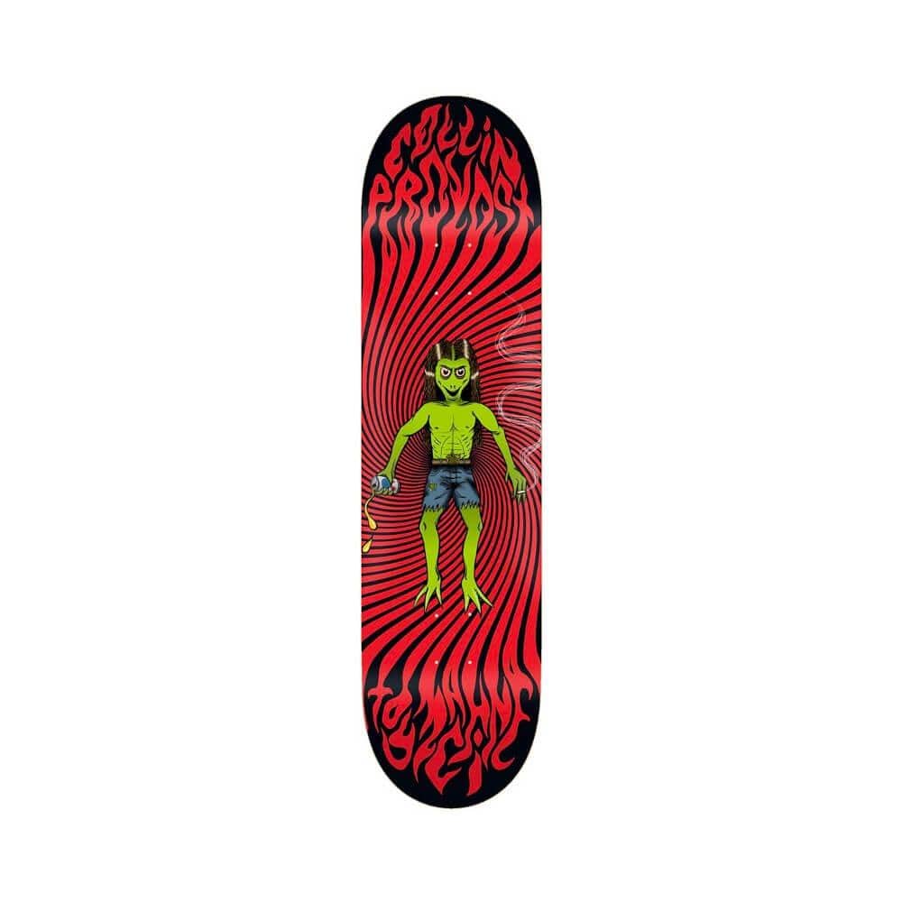 Toy Machine Skateboard Deck Spun 8.5" x 32.35" Collin Provost 14.5" WB - 50-50 Skate Shop