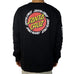 Santa Cruz Ringed Dot Crewneck Black - 50-50 Skate Shop