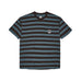 Polar Skate Co Stripe Pocket Tee Brown Blue - 50-50 Skate Shop