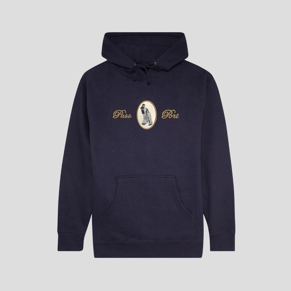 Passport Skate Lean On Me Hoodie Navy - 50-50 Skate Shop