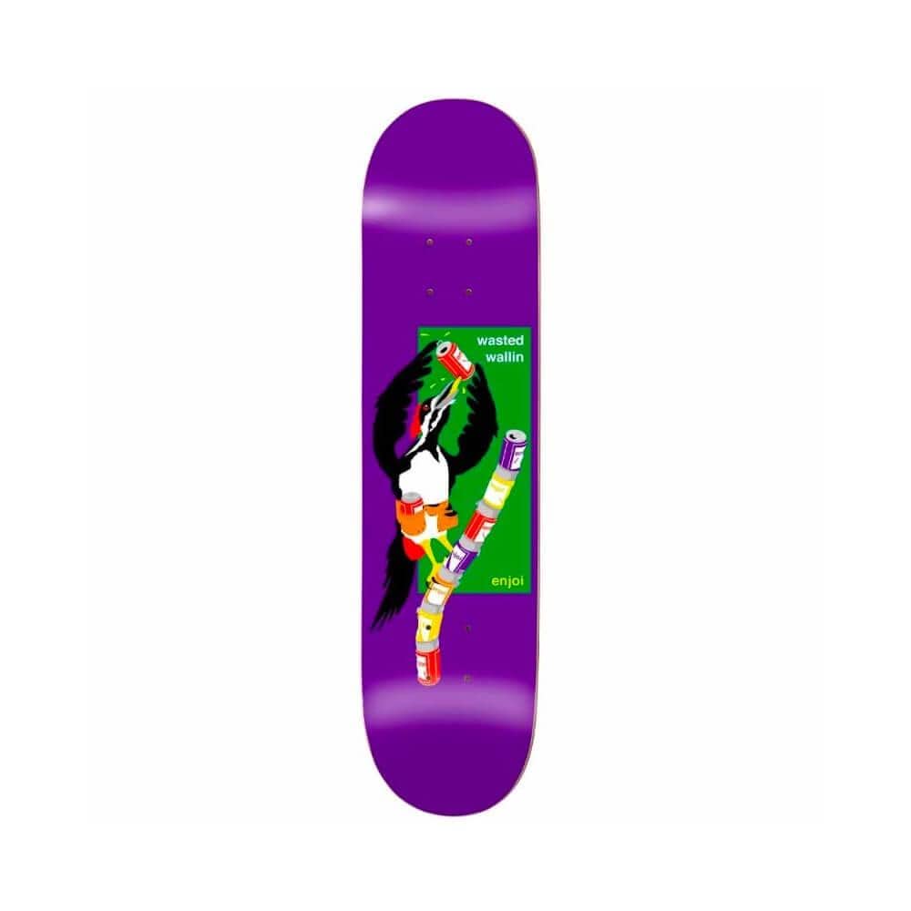Enjoi Skateboard Deck Party Animal R7 8.5" x 32.2" Zack Wallin 14.25" WB - 50-50 Skate Shop