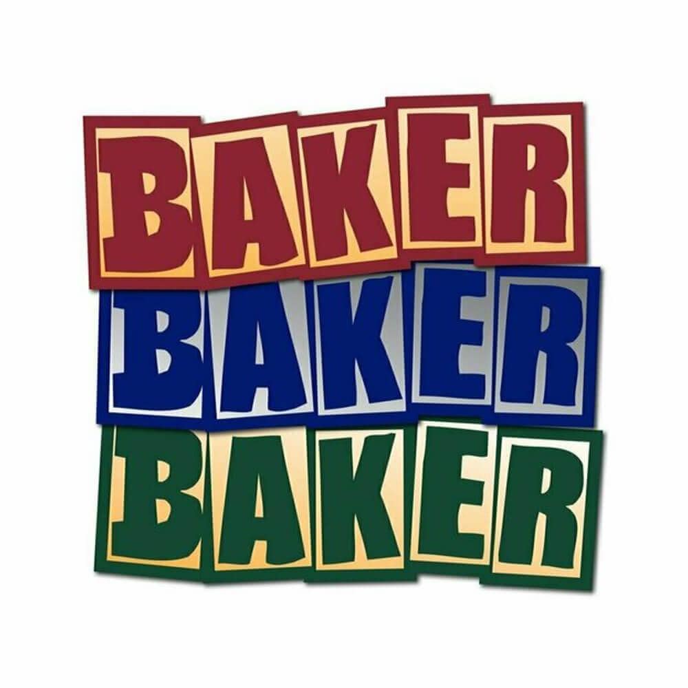 Baker Brand Logo HO20 Sticker (Sold Individually) - 50-50 Skate Shop