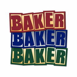 Baker Brand Logo HO20 Sticker (Sold Individually) - 50-50 Skate Shop