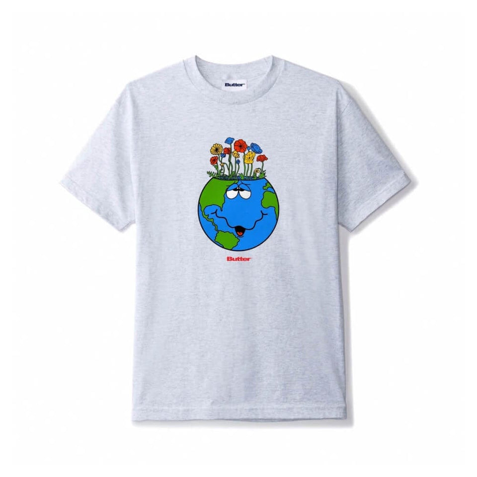 Butter Goods Tee Grow Ash Grey - 50-50 Skate Shop