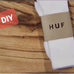 Huf DIY Plantlife Sock White - 50-50 Skate Shop