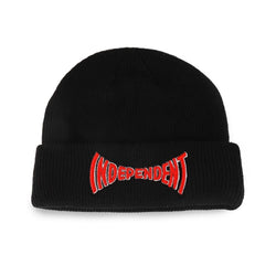Independent Beanie Spanning Black OSFM - 50-50 Skate Shop