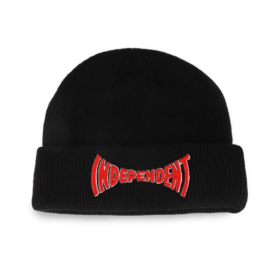 Independent Beanie Spanning Black OSFM - 50-50 Skate Shop