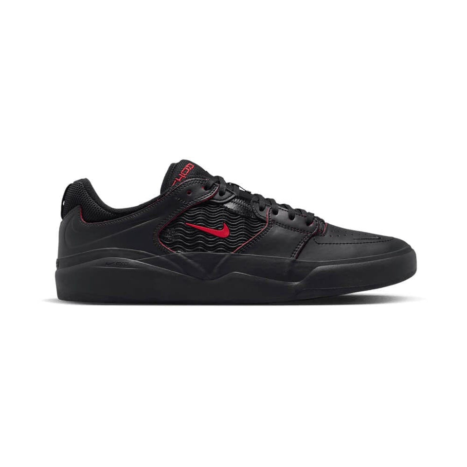 Nike SB Ishod Premium - Black Black Black University Red - 50-50 Skate Shop