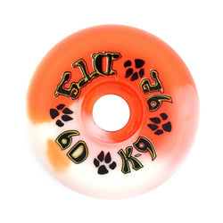 Dogtown Wheels K-9 80's Orange White Swirl 60mm 92a - 50-50 Skate Shop