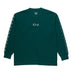 Polar Skate Racing Long Sleeve Tee Dark Green - 50-50 Skate Shop