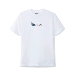 Butter Goods Leaf Classic Logo Tee White - 50-50 Skate Shop