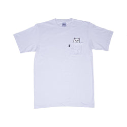 Ripndip Lord Nermal Pocket Tee White - 50-50 Skate Shop