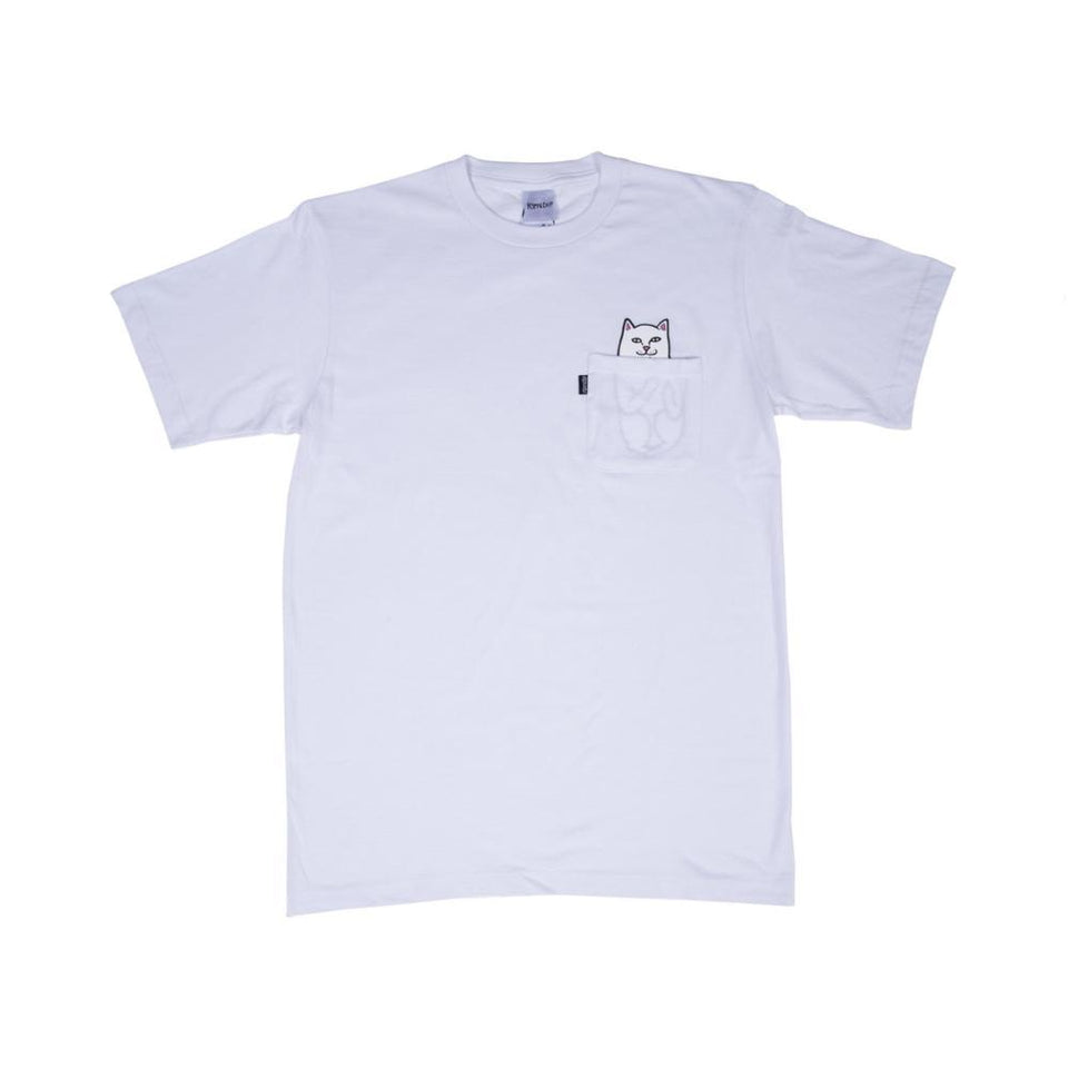 Ripndip Lord Nermal Pocket Tee White - 50-50 Skate Shop