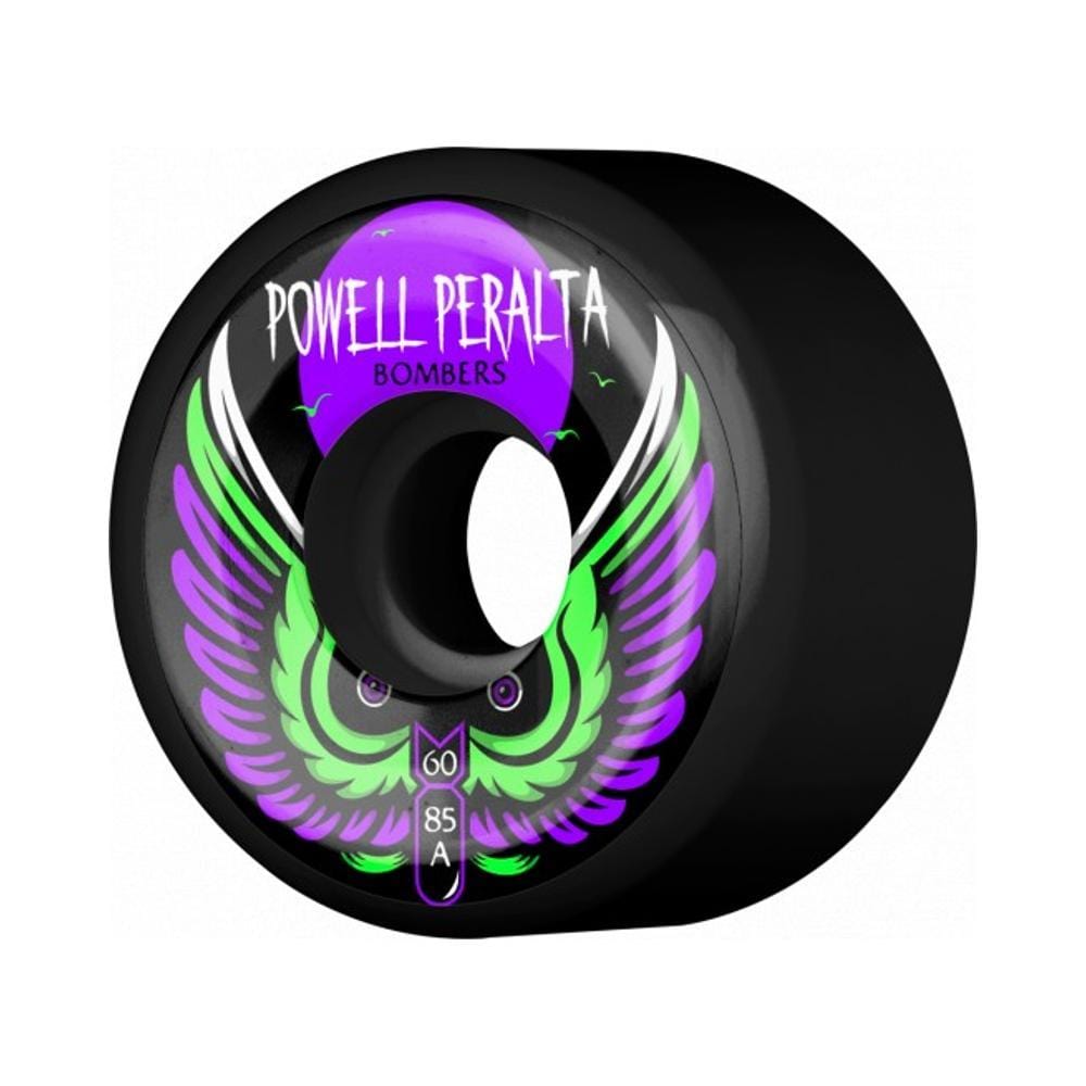 Powell Peralta Skateboard Wheels Bomber 60mm 85a Black - 50-50 Skate Shop
