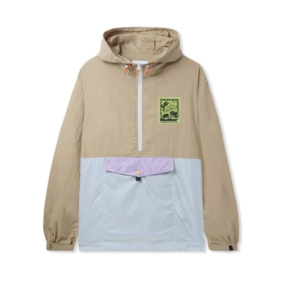Butter Goods Ripstop Paneled Jacket Tan - 50-50 Skate Shop