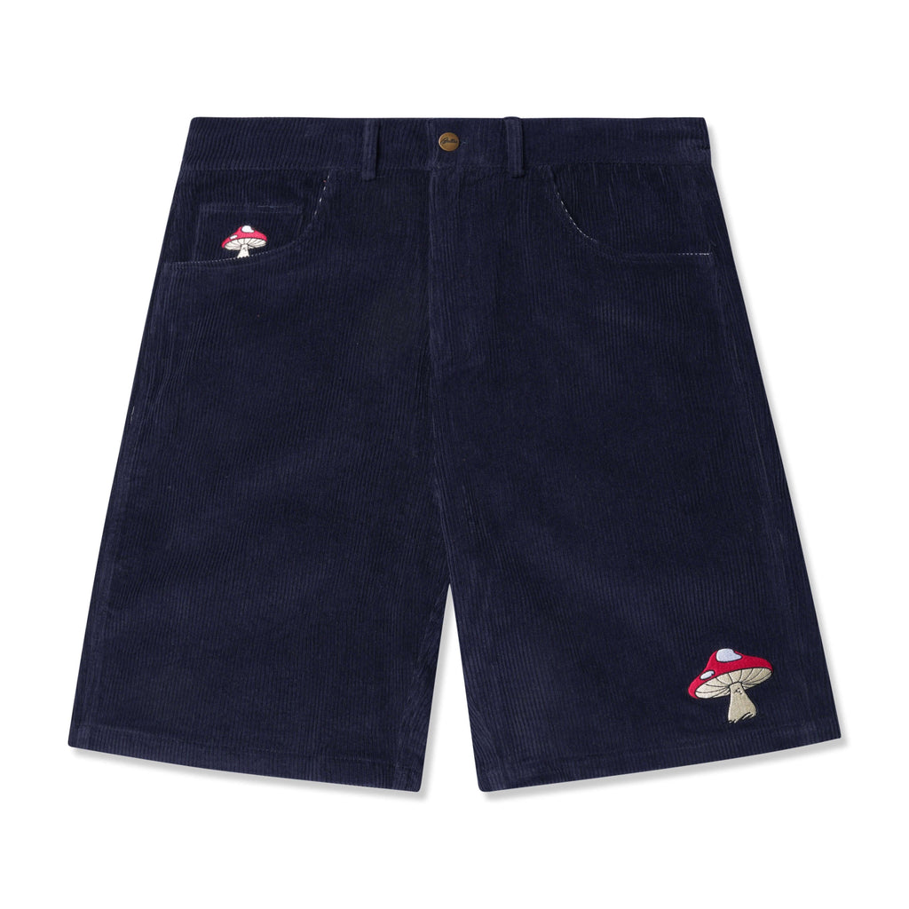 Butter Goods x Smurf Mushroom Corduroy Shorts Indigo - 50-50 Skate Shop