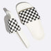 Vans Womens Slide On (Checkerboard) White Black - 50-50 Skate Shop