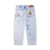 Butter Goods x Smurf Harmony Denim Pants Bleach Dye Indigo - 50-50 Skate Shop