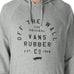 Vans Stacked Rubber Pull Over Hoodie Cement Heather - 50-50 Skate Shop