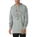 Vans Stacked Rubber Pull Over Hoodie Cement Heather - 50-50 Skate Shop
