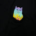 Ripndip Rainbow Nerm Pocket Tee Black - 50-50 Skate Shop