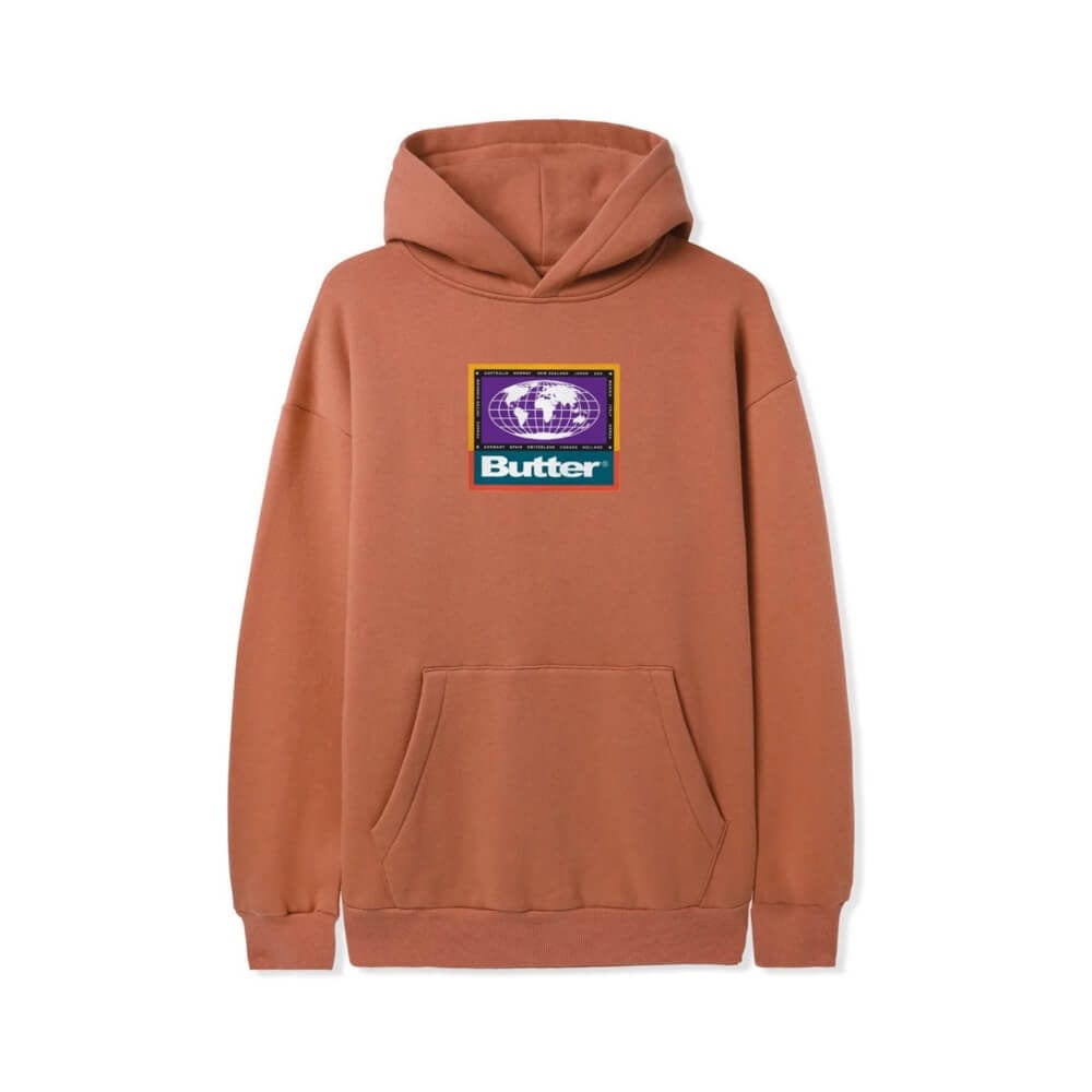 Butter Goods Hoodie Trek Logo Pullover Clay - 50-50 Skate Shop