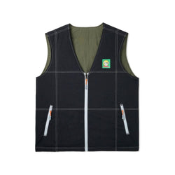 Butter Goods Reversible Vest Black Army - 50-50 Skate Shop