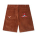 Butter Goods x Smurf Mushroom Corduroy Shorts Rust - 50-50 Skate Shop