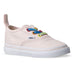 Vans Toddler Authentic Elastic Lace Rainbow Shine Heavenly Pink True White - 50-50 Skate Shop