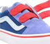 Vans Kids Old Skool (UV Glitter) Baja Blue High Risk Red - 50-50 Skate Shop