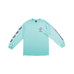 Welcome Waves Long Sleeve Tee- Teal - 50-50 Skate Shop