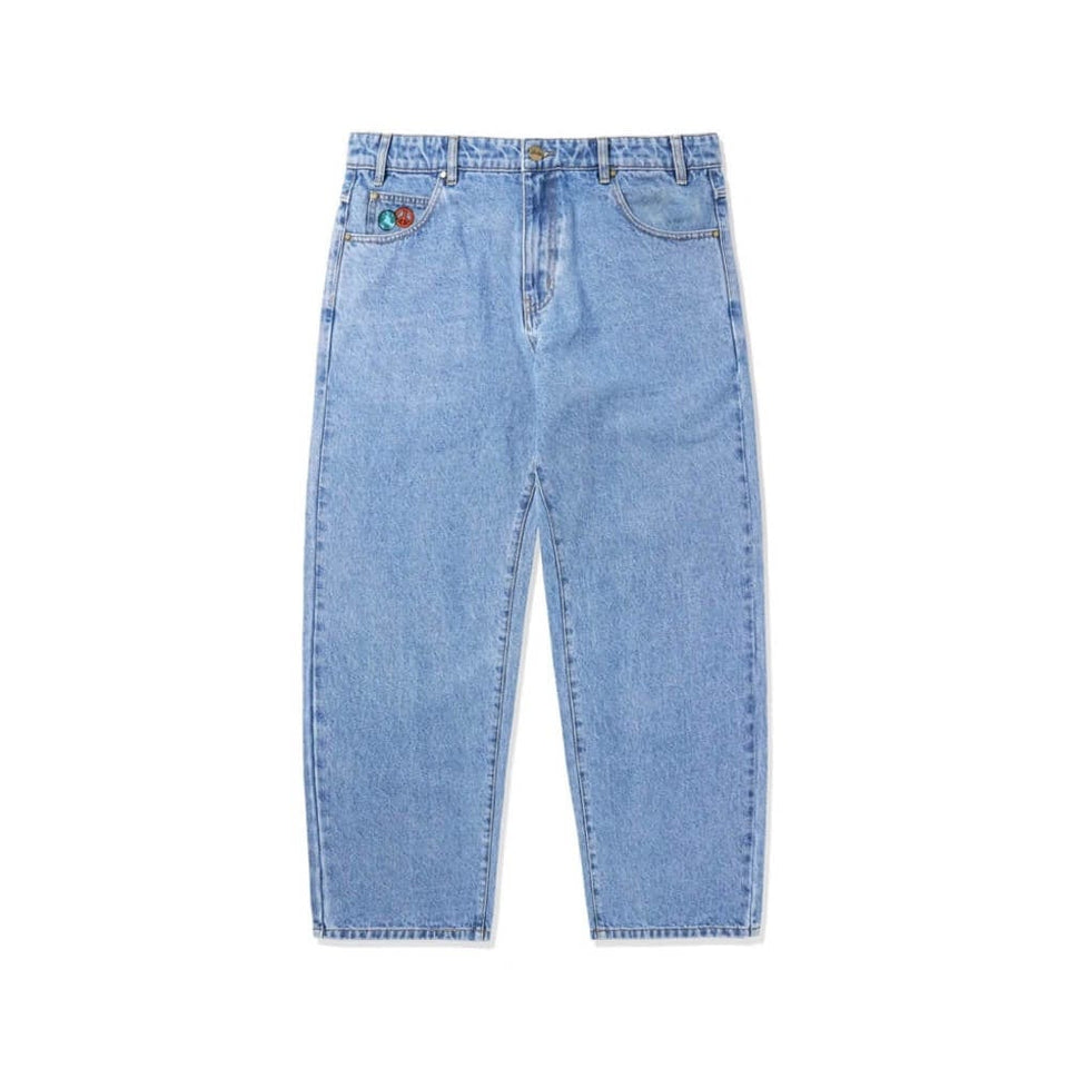 Butter Goods World Peace Denim Jeans Washed Indigo - 50-50 Skate Shop