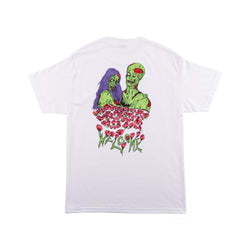 Welcome Zombie Love Tee - White - 50-50 Skate Shop